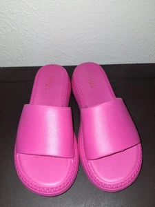 Rogue Damen-Gummisandalen Hot Pink Größe 9N passt auch 8-8,5 - Bild 1 von 5