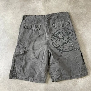 Gumball 3000 Cargo Shorts Mens 40" Hip Hop Baggy Vintage Jorts, Grey - Picture 1 of 8