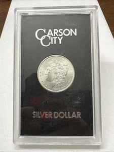 1883 CC Carson City - Silber Morgan Dollar US Münze in Acrylbox. Nicht magnetisch - Bild 1 von 7