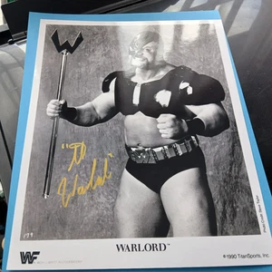 Signed Autographed 8x10 Photo - WWE Wrestling Warlord - Picture 1 of 1