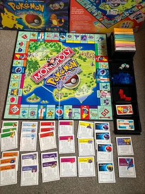 Vintage Pokemon Monopoly Rare Boxed (Missing Some Hotels & Playing Pieces) - Image 1 of 4