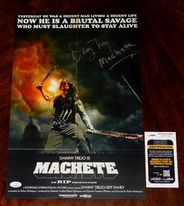 DANNY TREJO "MACHETE" SIGNED 12X18 MOVIE PHOTO JSA COA!!! - Picture 1 of 1