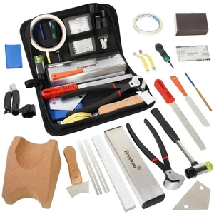Kit de herramientas de configuración de mantenimiento de reparación de trastes de guitarra Luthier con mástil de guitarra Res... - Imagen 1 de 8