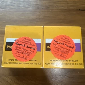 Cartucho de película de inversión Kodak Super 8 Plus-X 7276 PXR 464 - Imagen 1 de 5