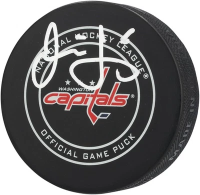 Jaromir Jagr Washington Capitals Autografiado Juego Oficial Puck Foto 1 de 3