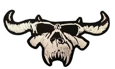 DANZIG Back Patch 12" Iron on/Sew on Embroidered High-quality Samhain Misfits - Image 1 of 2