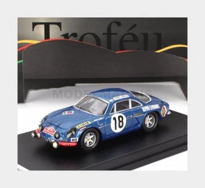 TROFEU TRFRRFR088 RENAULT - ALPINE A110 1300 N 18 3rd RALLY MONTECARLO 1970 JEAN - Immagine 1 di 2