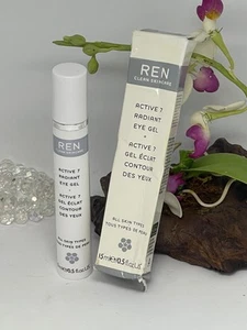 REN Active 7 Radiant Eye Gel for All Skin Types - .5 fl oz /15 ml - New in Box* - Picture 1 of 4