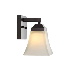 JYL7522A Staunton 5" 1-Light Iron/Glass Modern Cottage LED Vanity Light Casua... - Picture 1 of 7