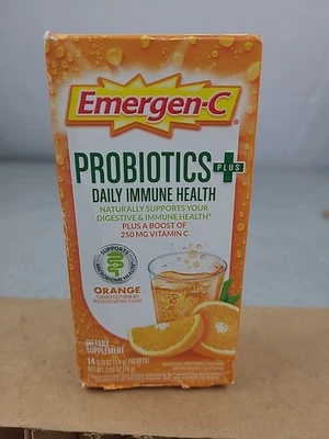 Leer LEER 1x Probióticos Emergen-C Salud Inmune Diaria Naranja 14 ct NUEVO  Foto 1 de 3