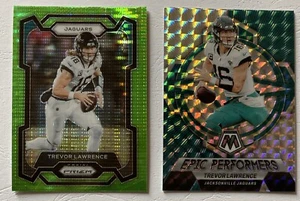 Panini Prizm Green Pulsar Prizm #139 2023 Trevor Lawrence y 2023 Mosaic Epic - Imagen 1 de 1