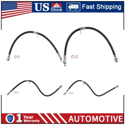 4X Mangueras de freno delanteras traseras izquierda derecha para Lexus ES350 2009 2008 2007 PA Foto 1 de 4