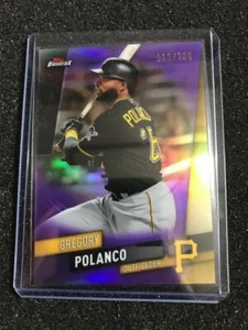 Gregory Polanco 2019 Topps Finest SP Purple Refractor 110/250 Pirates #79 - Picture 1 of 2