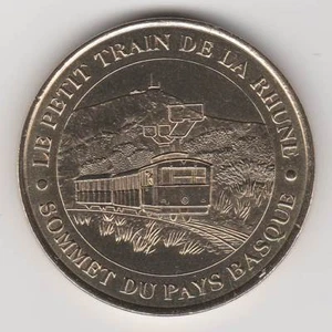 A 2004 TOKEN MEDAILLE SOUVENIR MDP -- 64 310 N°1 LE PETIT TRAIN DE LA RHUNE - Picture 1 of 2