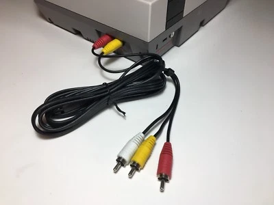 NINTENDO NES AV Cable Stereo RCA Audio Video TV Cord Original System NEW - Image 1 of 4