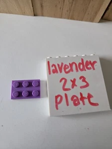 Lego 2x3 Platte Lavendel #3021 Einzelstein Marvel Disney Harry Friends Karneval - Bild 1 von 8