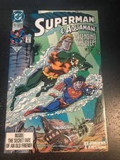 Superman#63 Incredible Condition 9.4(1992) Aquaman, Jurgens/Breeding Art!!
