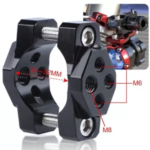 1X Abrazadera de montaje en tubo de horquilla delantera para motocicleta Soporte de luz antiniebla 22-32 mm - Imagen 1 de 12