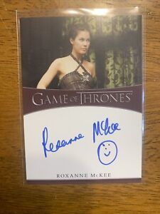 Game Of Thrones Roxanne Mckee Signed Auto Inscriptions Sketch Rittenhouse