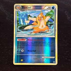 Floatzel 16/95 Pokemon Unleashed HS Reverse Holo Rare Card MP - Picture 1 of 3