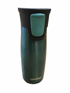 Tazza da caffè da viaggio Contigo Autoseal in acciaio inox 16 oz blu metallizzato peeling - Foto 1 di 12