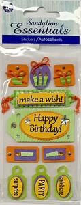 Sandylion Essentials Stickers - Happy Birthday -51110 - Picture 1 of 1