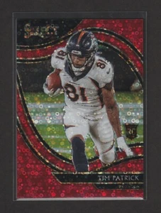 Tim Patrick 2020 Panini Select #375 Red Disco Prizm 15/49 Detroit Lions Rookie - Picture 1 of 2