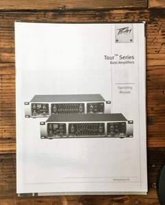 Peavey Tour Series 450 700 Amplifier Owner / User Manual *Original* - Picture 1 of 1