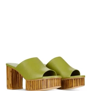 $448 NEW CULT GAIA Judith Platform Sandals 38.5 8.5 - Picture 1 of 6