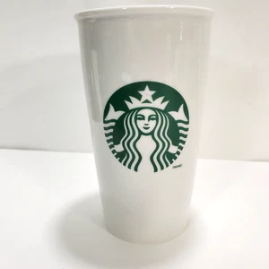 Taza de bebida alta con logotipo de sirena de Starbucks taza café té 12 oz 2014 SIN TAPA - Imagen 1 de 8