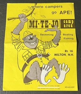 Mi-Te-Joe Camp Area Broschüre/Flyer (Norad, 1971) (Milton, NH) - Bild 1 von 23