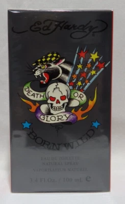 Ed Hardy Born Wild - Christian Audigier 100ml EDT Spray Mens Perfume Sealed NEW - image 1 of 4