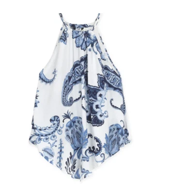 Desigual Women's Blouse Size L Sleeveless Printed Top 20WWBWX5 - Image 1 of 4