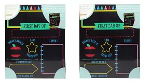 First & LastDay of School Chalk Board 2-Pack, Pearhead - Picture 1 of 9