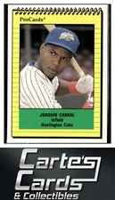 Joaquin Cabral 1991 ProCards #3340  Huntington Cubs