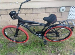 Huffy 56609 Nel Lusso 26 inch Cruiser Bike - Matte Black - Picture 1 of 4