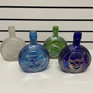 Vintage Wheaton Commemorative US Presidential Glass Bottles Lot Of 4 - Picture 1 of 19
