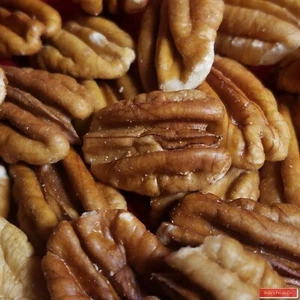 Belly's Pecans 2 lbs. (Shelled Halves) Fresh, Organic, Natural, Vegan, Delicious - Picture 1 of 4