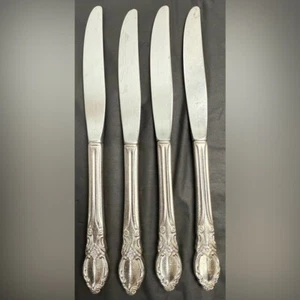 Vintage ONEIDA SILVER Park Lane-Chatelaine-Dowry (Silverplate) Lot of 4 Knives - Picture 1 of 7