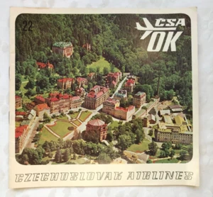 Luftfahrt Prospekt ČSA OK Czechoslovak Airlines, von 1973, französisch - Picture 1 of 5