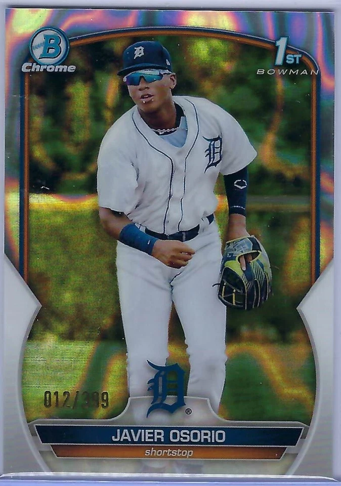 2023 Bowman Chrome & Bowman Draft Chrome Refractor color parallels - Image 1 of 1