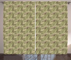 Romantic Butterflies Curtains 2 Panel Set Decoration 5 Sizes Window Drapes - Picture 1 of 11