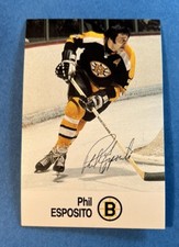 1988 ESSO All-Star NHL Hockey Card Phil Esposito Boston Bruins