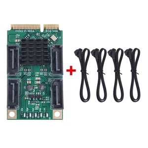 1X(Mini PCI-E SATA SATA III 6G Mini PCI Express Controller Card SATA3.05425 - Afbeelding 1 van 14