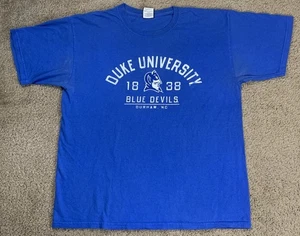 OVB Duke Mens Large Short Sleeve Shirt Blue Devils NCAA College Basketball - Picture 1 of 11