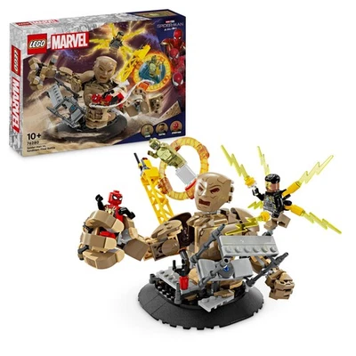 LEGO Marvel Spider-Man vs. Sandman: Final Battle, No Way Home Set, Super Hero Bu - Photo 1/4