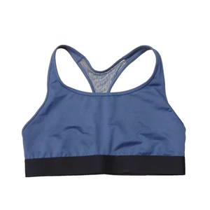Victoria's Secret Racerback Sports Bra THE PLAYER Gray Unlined Top Women's L - Picture 1 of 5