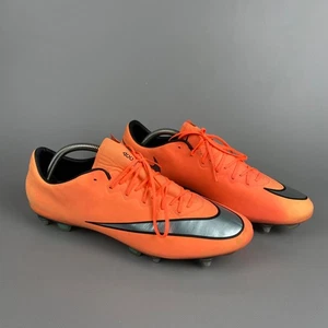 Nike Mercurial Vapor X SG-Pro 648555-803 Orange / Volt Soft Ground Soccer Cleats - Picture 1 of 17