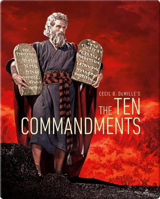 THE TEN COMMANDMENTS STEELBOOK 4K ULTRA HD + BLU-RAY PRE-SALE 11/25/25 - Image 1 of 4
