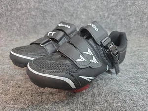 Scarpe da ciclismo Kescoo 3 bulloni UNISEX taglia 39 (W 7,5, M 5) bianco/nero - Foto 1 di 6